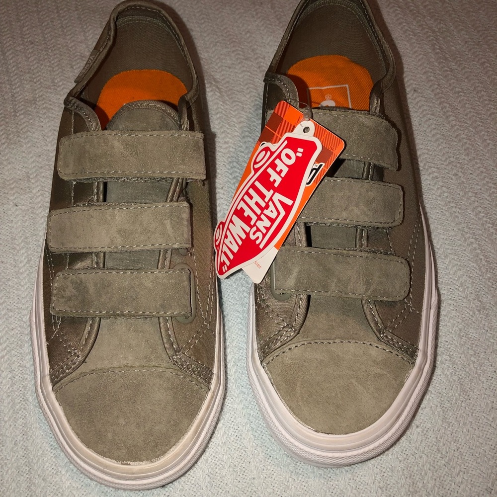 NWT Re-Posh Vans - Sage/Olive Green